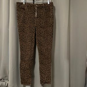 Leopard American eagle jeggings